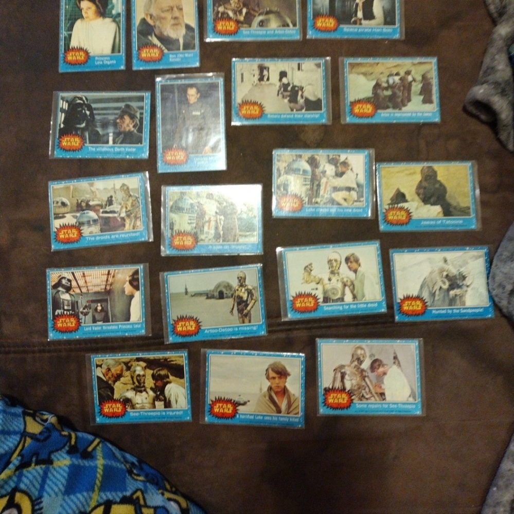 1977 stars wars baby blue mint